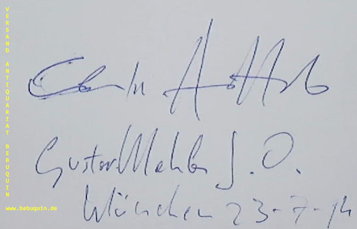 ABBADO, Claudio (Dirigent): - eigenhndig signierte und datierte Autogrammkarte.