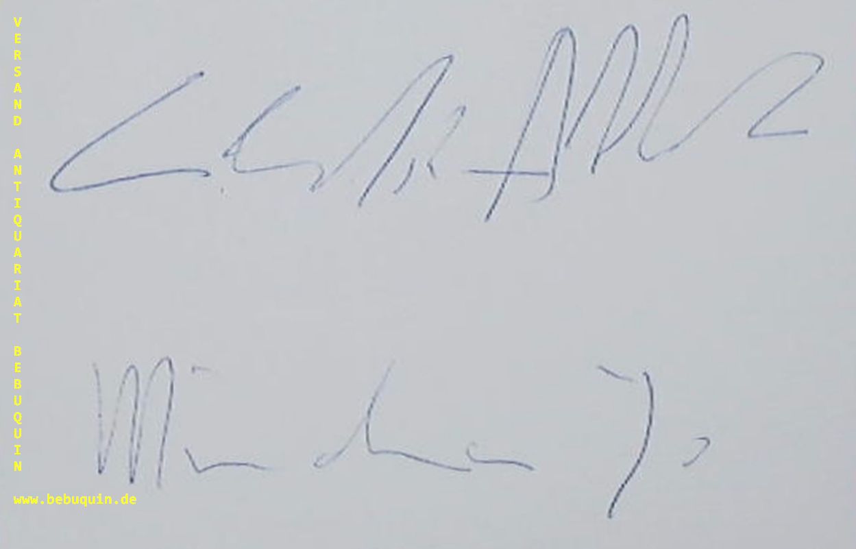 ABBADO, Claudio (Dirigent): - eigenhndig signierte Autogrammkarte.