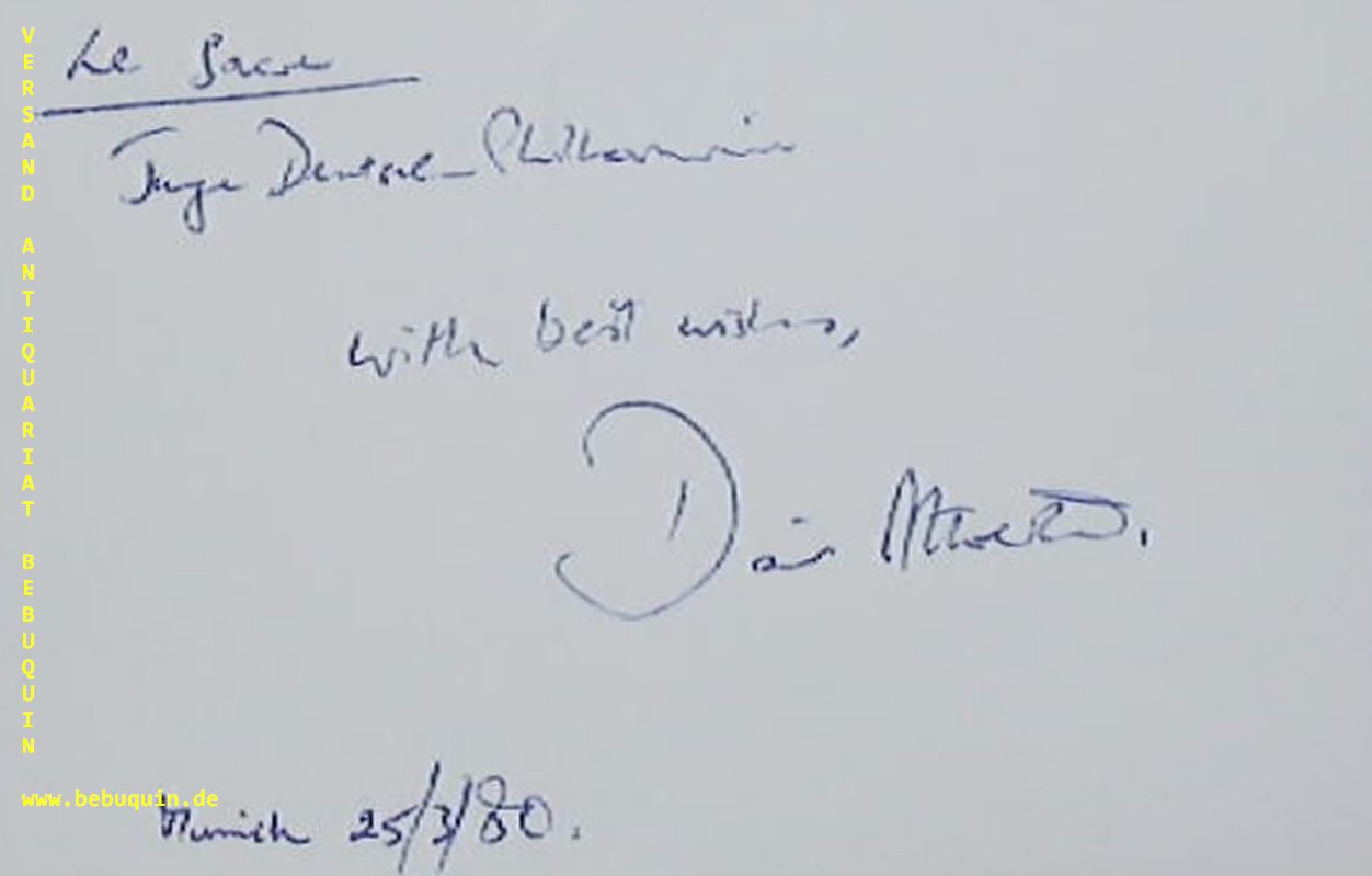 ATHERTON, David (Dirigent): - eigenhndig  signierte und datierte Autogrammkarte. Le Sacre (...) with best wishes.