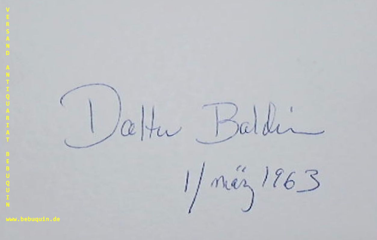 BALDWIN, Dalton (Pianist): - eigenhndig signierte und datierte Autogrammkarte.