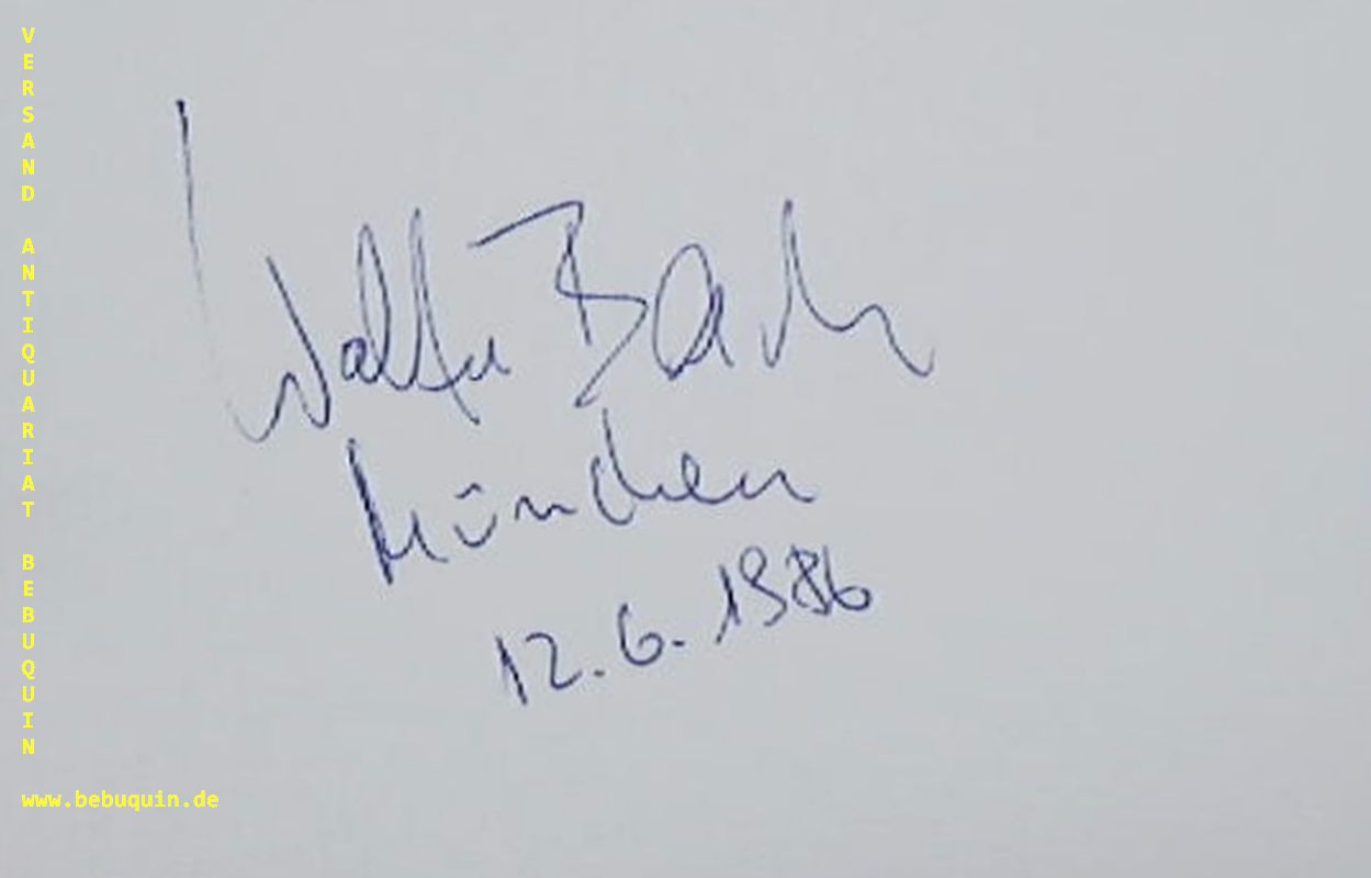 BASCH, Wolfgang (Trompeter): - eigenhndig signierte und datierte Autogrammkarten.