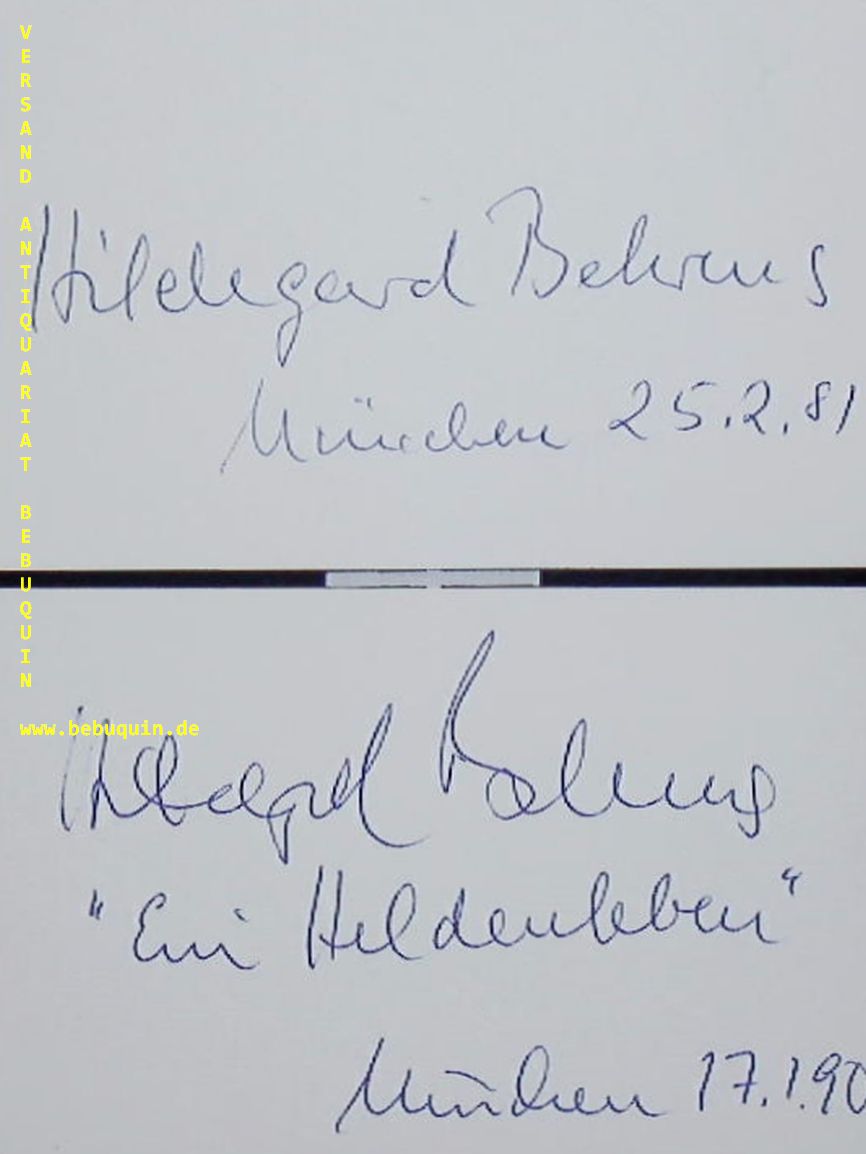 BEHRENS, Hildegard (Sopran): - 2 eigenhndig signierte und datierte Autogrammkarten.