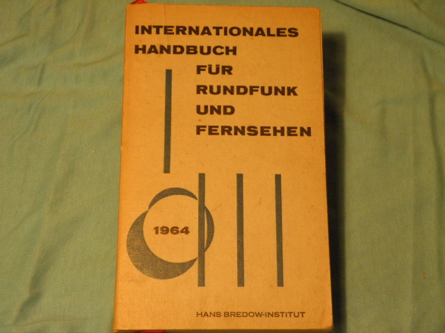 FUNK.- - NATIONALES HANDBUCH FR RUNDFUNK UND FERNSEHEN 1964.-  Hrsg. und verlegt vom Hans - Bredow - Institut fr Rundfunk u. Fernsehen an der Universitt Hamburg.