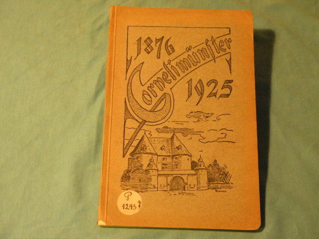 AACHEN.-  HERMANDUNG, G.: - (Schriftleitung) Festschrift zur Seminarabschlufeier Cornelimnster (2. und 3. Juni 1925). 1876 - 1925.