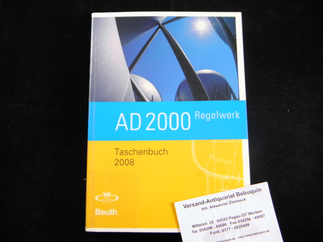  - AD 2000 REGELWERK.-  Taschenbuch-Ausgabe 2008. Hrsg. vom Verband der TV e.V.