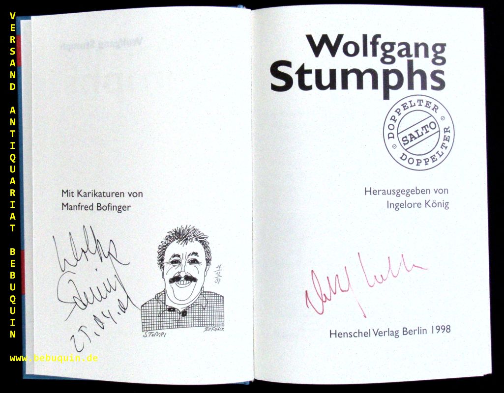 STUMPH, Wolfgang: - Doppelter Salto. Hrsg. von Ingelore Knig.