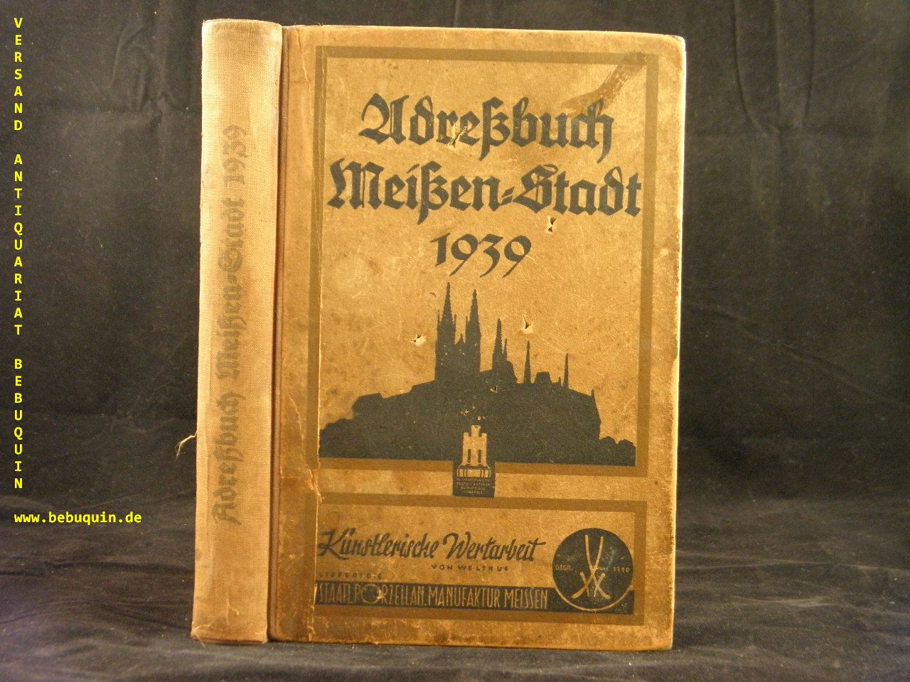 MEISSEN.- - ADRESSBUCH  MEISSEN - STADT 1939.-  und Vororten Dobritz und Klosterhuser.