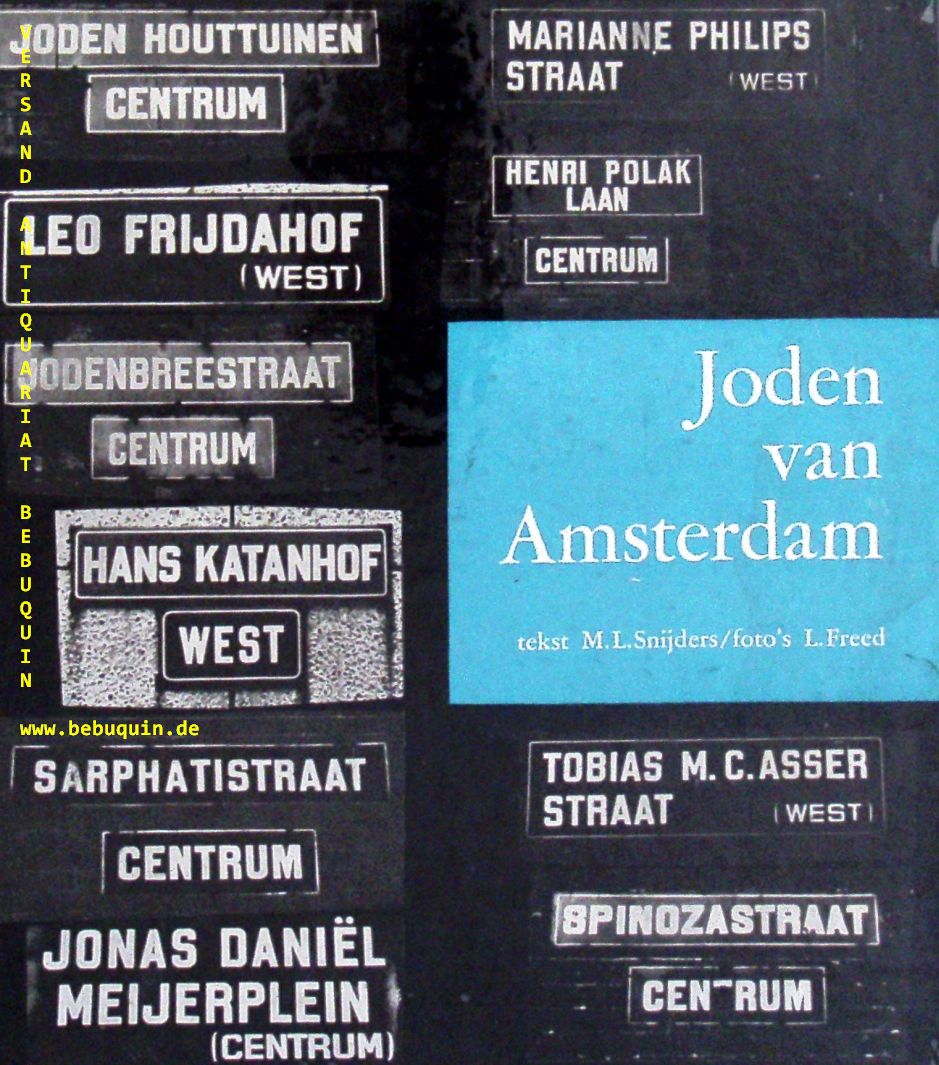 FREED.-  SNIJDERS, M.L.: - Joden van Amsterdam.