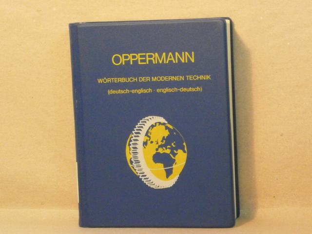 ENGLISCH.- OPPERMANN, Alfred: - Wrterbuch der modernen Technik. Band VIII. (deutsch - englisch / englisch - deutsch).