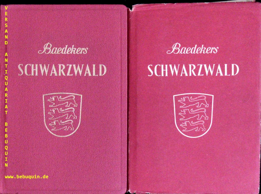 BAEDEKER.- - SCHWARZWALD.- Odenwald - Neckartal. Handbuch fr Reisende.
