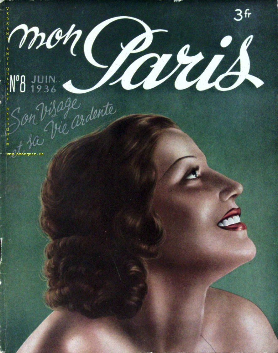 EROTIK.-  MON PARIS.- - 1936. No 8.  Revue mensuelle.