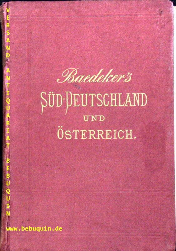 BAEDEKER.- - SD-DEUTSCHLAND UND STERREICH.-  Handbuch fr Reisende.