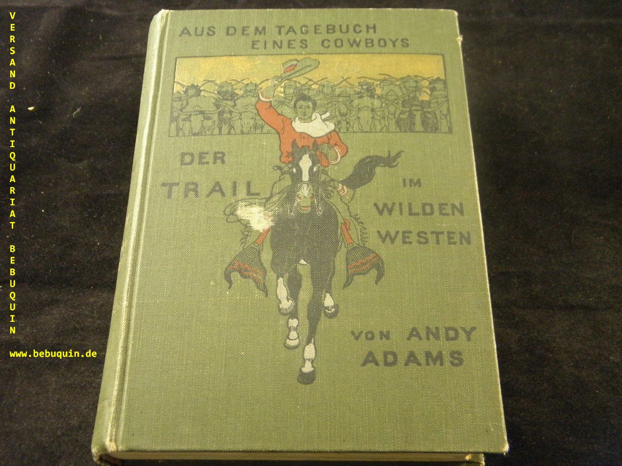 ADAMS, Andy: - Der Trail im wilden Westen.  Aus dem Tagebuch eines Cowboys.